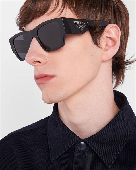 prada triangle logo spr 11ts|Slate Gray Lenses Sunglasses With Triangle Logo .